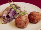 Schweinefilet Wellington im Blätterteigmantel mit Mandelkroketten - Rezept