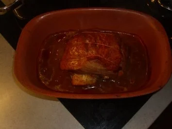 Fleischgerichte: Holzfällersteak XXL zum Braten gedreht, und im Römertopf gegart - Rezept - Bild Nr. 3