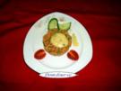 Lachstatar auf kleinen lauwarmen Rösti - Rezept