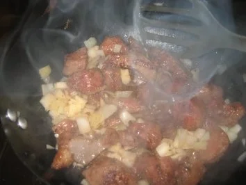 Rezept: Fleisch: Leberpfännchen Bild Nr. 2 Fleisch: Leberpfännchen - Rezept - Bild Nr. 2