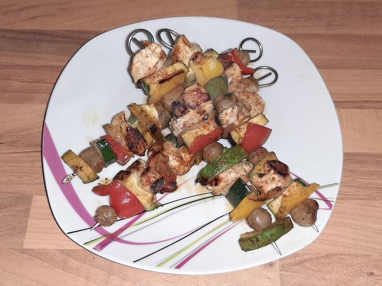Hähnchen Gemüse Spieße - schnell &amp; einfach - von Skaikru