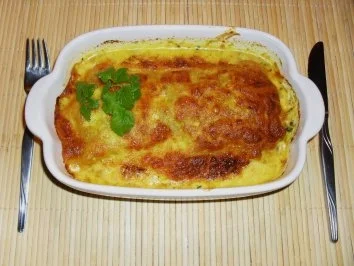 Rezept: Lasagne mit Krabbenfüllung Lasagne mit Krabbenfüllung - Rezept