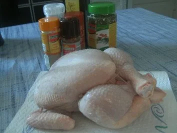 Hähnchen  in Tomaten gebacken mit  Schwarzwurzelgemüse Salzkartoffeln und - Rezept - Bild Nr. 3