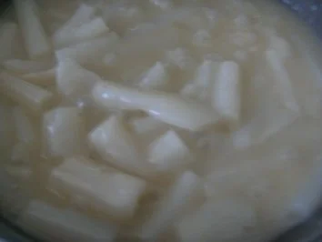 Hähnchen  in Tomaten gebacken mit  Schwarzwurzelgemüse Salzkartoffeln und - Rezept - Bild Nr. 5