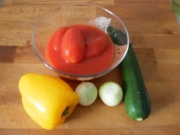 Gebratenes Hähnchen mit Rosmarin ~ buntes Gemüse ~ Reis - Rezept - Bild Nr. 8