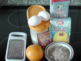 Vanilleorangencreme mit Mandeln - Rezept - Bild Nr. 2