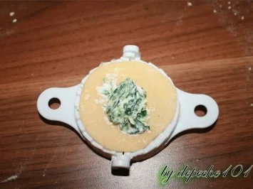 Spinat Ricotta Ravioli mit Käsesahne Soße - Rezept - Bild Nr. 4