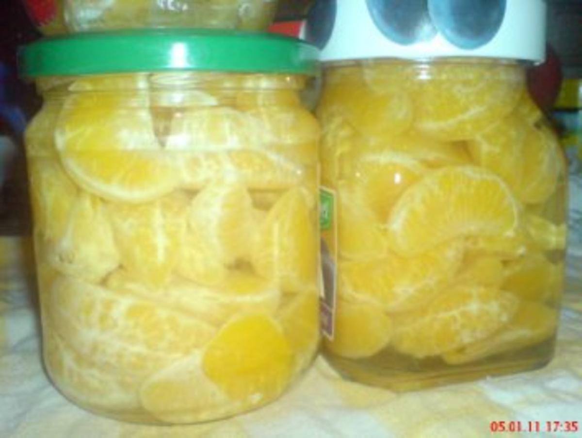 Eingekochte Mandarinen - Rezept