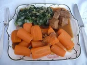 Rezept: "W W" Wenig Werte Rezepte : Gulasch mit Mangold und Mรถhren "W W" Wenig Werte Rezepte : Gulasch mit Mangold und Mรถhren - Rezept