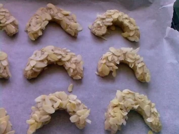 Mandelhörnchen - Rezept