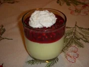 Rezept: ZITRONENCREME MIT GRANATAPFELGELEE ZITRONENCREME MIT GRANATAPFELGELEE - Rezept