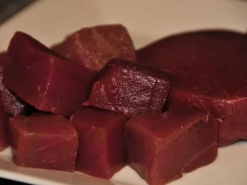 marinierte Thunfischwürfel - Rezept - Bild Nr. 2