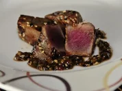 marinierte Thunfischwürfel - Rezept