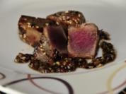 marinierte Thunfischwürfel - Rezept