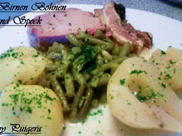 Birnen,Bohnen und Speck - Rezept - Bild Nr. 2