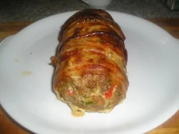 Faschierter Pusztabraten mit Speckhülle - Rezept - Bild Nr. 4