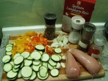 Gemüse-Hähnchen-Reis-Pfanne - Rezept - Bild Nr. 2