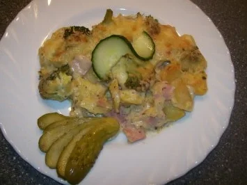 Aus dem Backofen - Broccoliauflauf - Rezept