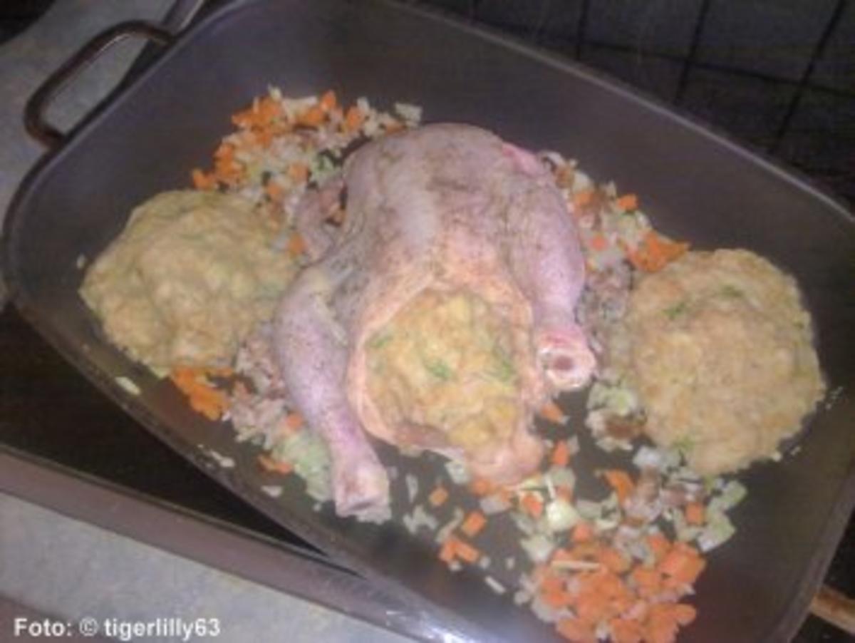 Gefülltes Hähnchen - Rezept - Bild Nr. 2