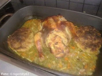 Gefülltes Hähnchen - Rezept - Bild Nr. 4