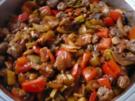 Hackbällchen - Gemüsepfanne - Rezept