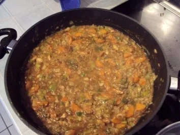 Fisch in Erdnuß-Sauce mit Glasnudeln - Rezept - Bild Nr. 3