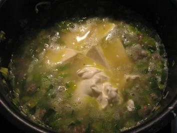 Rezept: Hack-Käse-Lauch-Suppe Bild Nr. 11 Hack-Käse-Lauch-Suppe - Rezept - Bild Nr. 11