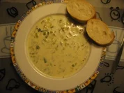 Hack-Käse-Lauch-Suppe - Rezept
