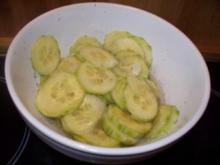 Gurkensalat ohne Sahne - Rezept