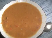 (  Eintopf  )  Gelbe Erbsensüppchen sonst gabs immer noch  Bockwurst dazu , ich muss - Rezept