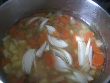 (  Eintopf  )  Gelbe Erbsensüppchen sonst gabs immer noch  Bockwurst dazu , ich muss - Rezept - Bild Nr. 6