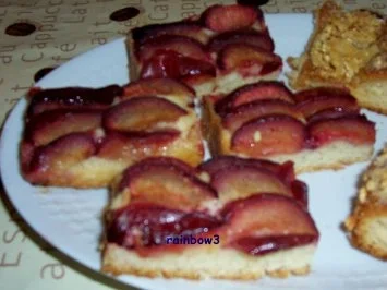 Rezept: Backen: Pflaumenkuchen vom Blech Backen: Pflaumenkuchen vom Blech - Rezept