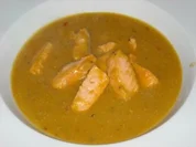 Steckrüben-Cremesuppe mit Lachsstreifen - Rezept