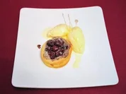 Mandeleis mit Kirsch-Mohn Tarte (Jochen Bendel) - Rezept