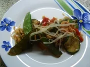 Rezept: Gebratener Reis mit Hรคhnchen und Bambussprossen Gebratener Reis mit Hรคhnchen und Bambussprossen - Rezept