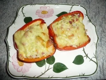 "W W" Wenig Werte Rezepte : Mit Käse überbackene gefüllte Paprikaschoten - Rezept - Bild Nr. 6