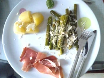 Rezept: Gratinierter grüner Spargel Bild Nr. 1071 Gratinierter grüner Spargel - Rezept - Bild Nr. 1071