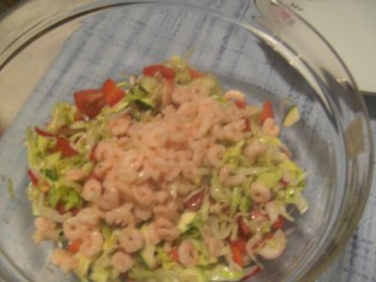 Salat  ( Gemischter Salat mit allem was so da war ) - Rezept - Bild Nr. 9