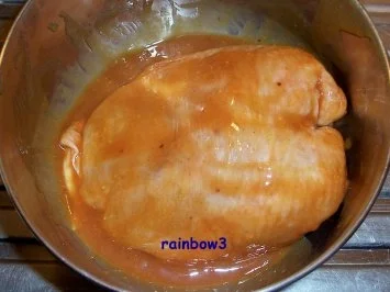 Rezept: Kochen: Marinierte Hähnchenbrust auf Kartoffelscheiben Bild Nr. 3 Kochen: Marinierte Hähnchenbrust auf Kartoffelscheiben - Rezept - Bild Nr. 3