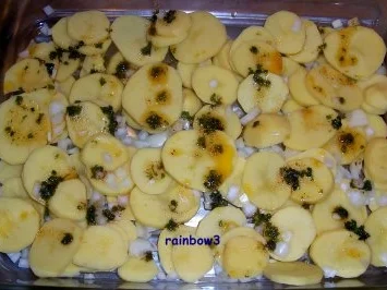 Rezept: Kochen: Marinierte Hähnchenbrust auf Kartoffelscheiben Bild Nr. 6 Kochen: Marinierte Hähnchenbrust auf Kartoffelscheiben - Rezept - Bild Nr. 6