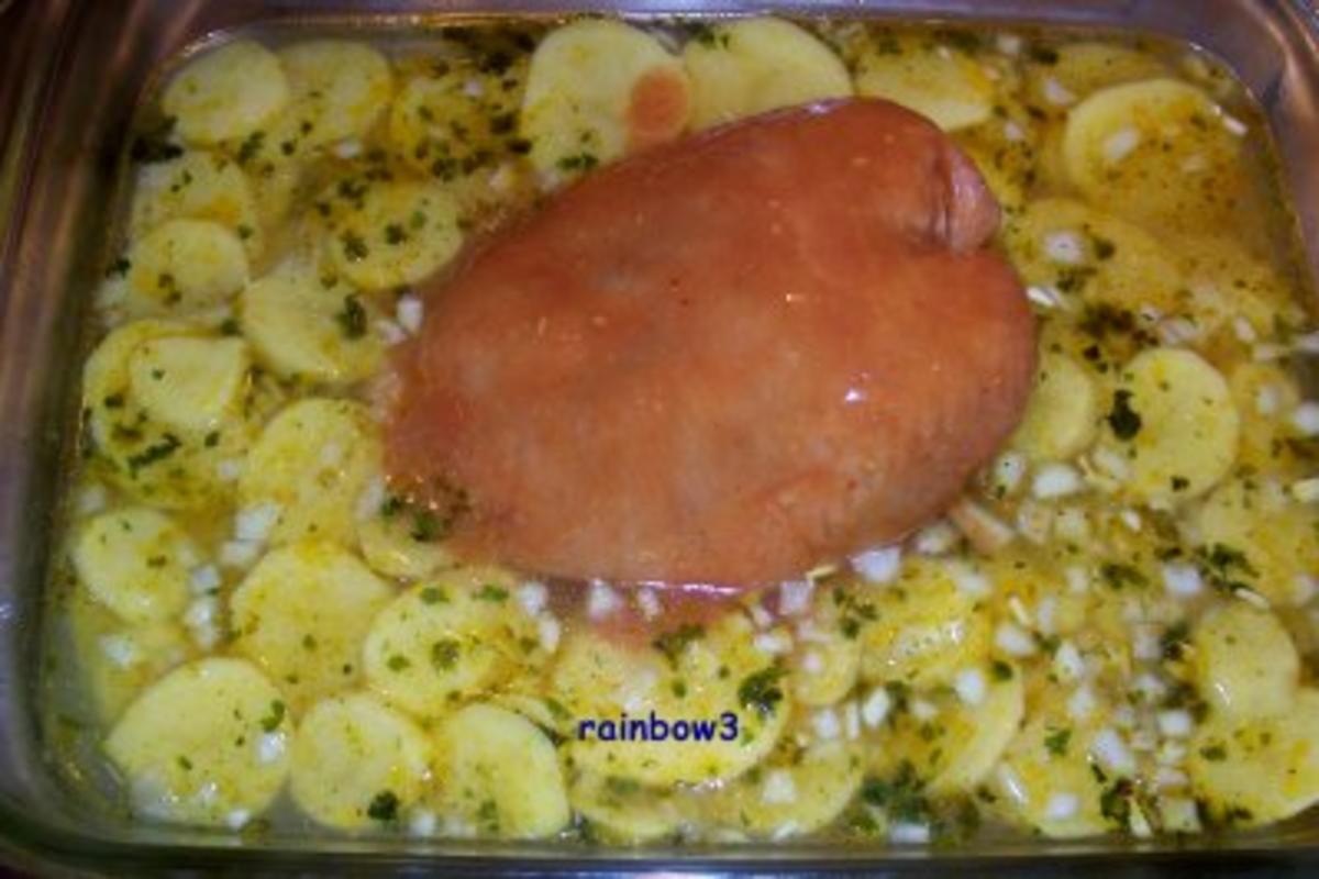 Kochen: Marinierte Hähnchenbrust auf Kartoffelscheiben - Rezept - Bild Nr. 7