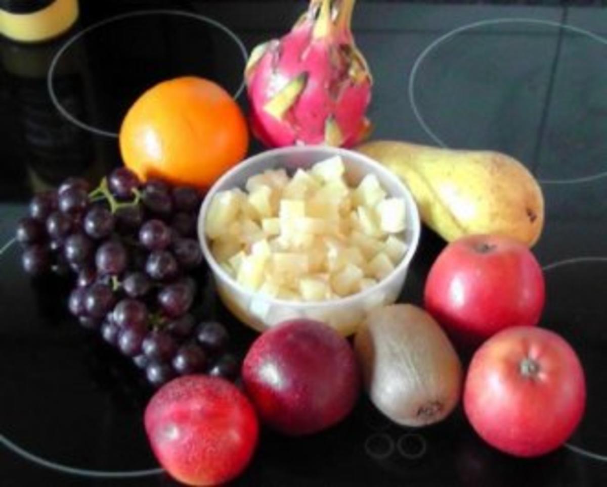 Obstsalat "Amaretto" - Rezept mit Bild - kochbar.de