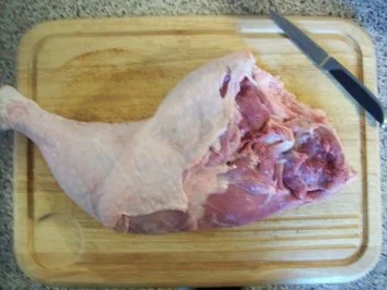 Rezept: Putenkeule im Ofen zubereitet Putenkeule im Ofen zubereitet - Rezept