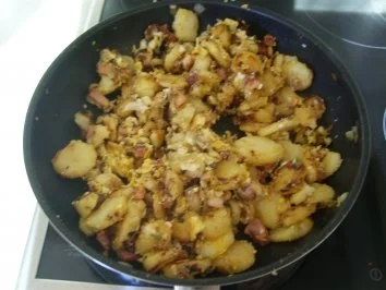 Bratkartoffeln, wie sie mein Mann macht - Rezept