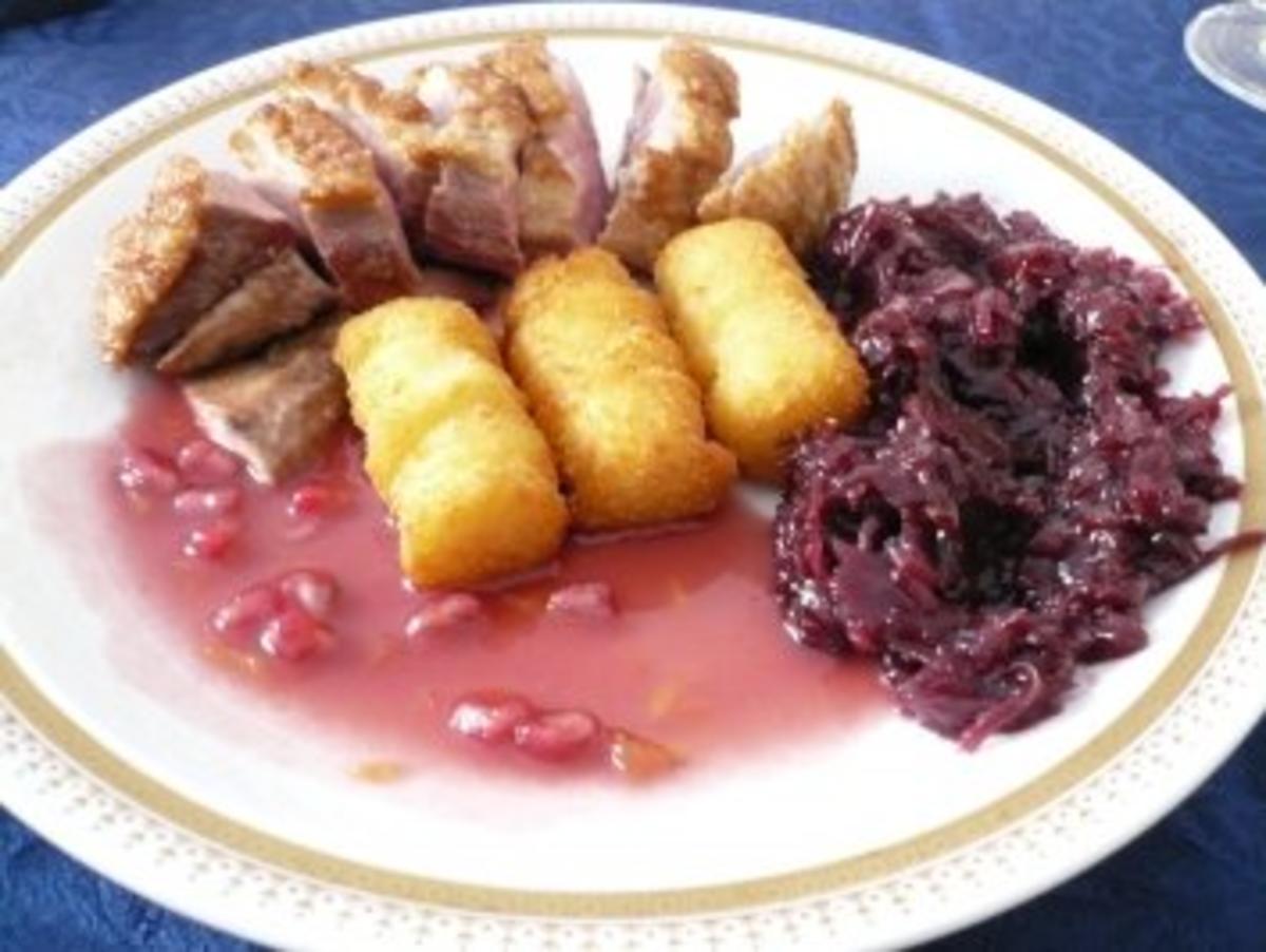 Entenbrust mit Granatapfelsoße - Rezept - kochbar.de