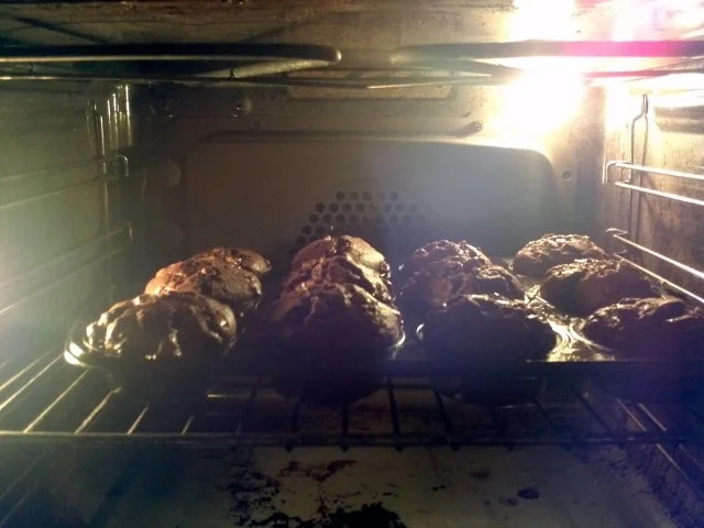 Rezept: Double Chocolate Muffins mit Schokoladen-Kern Bild Nr. 4 Double Chocolate Muffins mit Schokoladen-Kern - Rezept - Bild Nr. 4