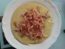 Kartoffel-Lauchsuppe mit Schinkenstreifen - Rezept