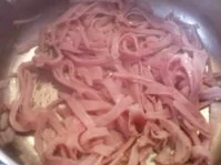 Rezept: Kartoffel-Lauchsuppe mit Schinkenstreifen Bild Nr. 3 Kartoffel-Lauchsuppe mit Schinkenstreifen - Rezept - Bild Nr. 3