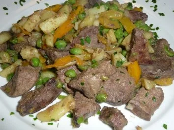 Rezept: leckeres Leberpfännchen leckeres Leberpfännchen - Rezept