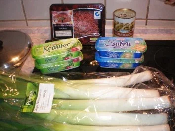 Rezept: Käse-Suppe mit Lauch und Hack Bild Nr. 2 Käse-Suppe mit Lauch und Hack - Rezept - Bild Nr. 2